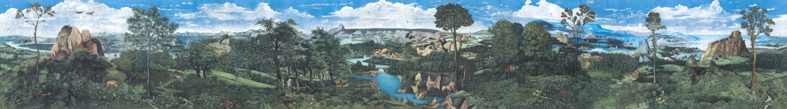 ARGENTERIA DABBENE PRESENTA PATINIR LANDSCAPE BY IKSEL IN COLLABORAZIONE CON L 'ARTE DEI TESSUTI 