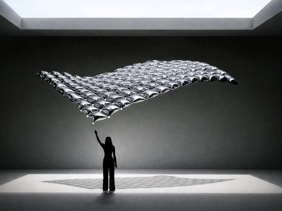 MAREA / TIDE - An aerial responsive structure shaped by presence