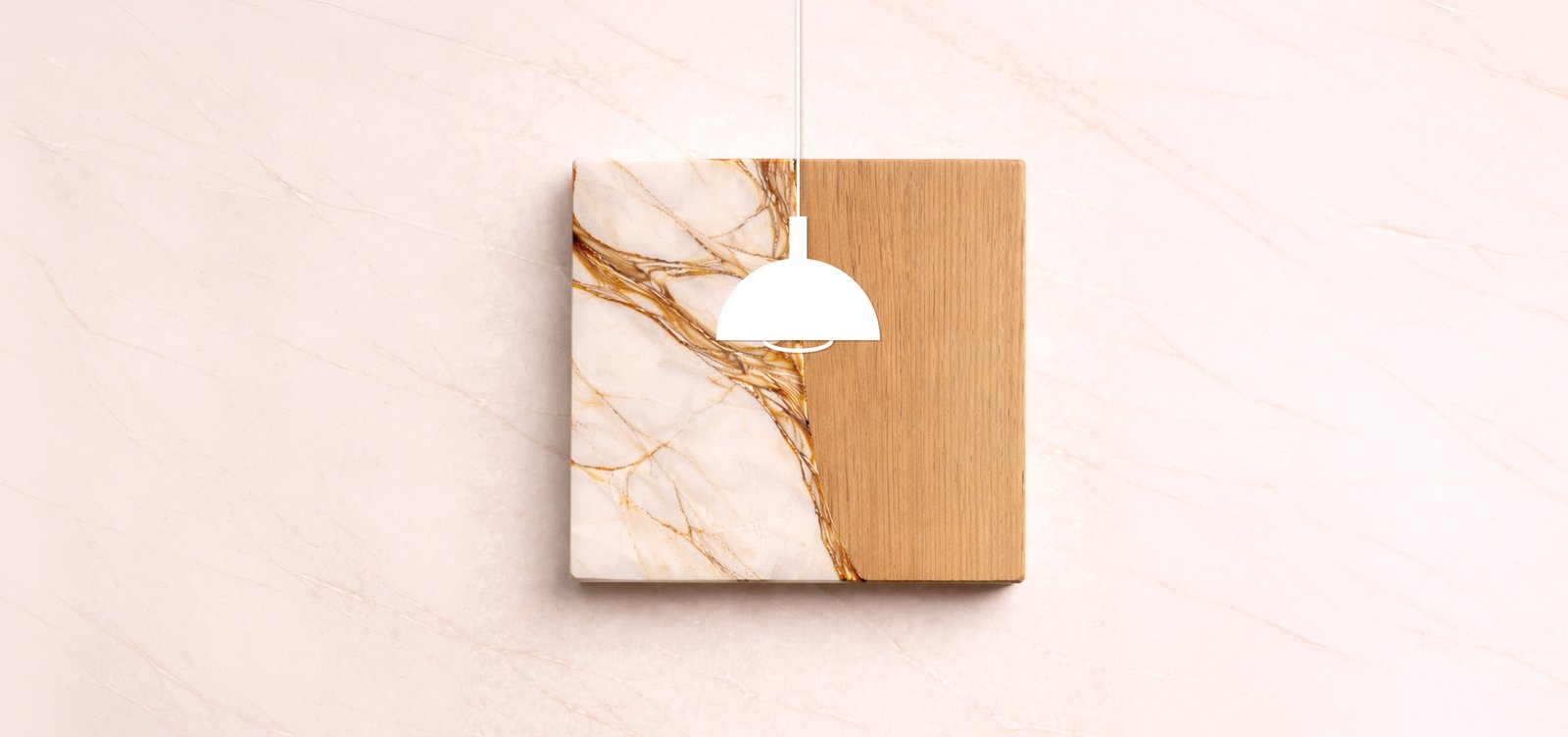 Venature creative tra marmo e legno