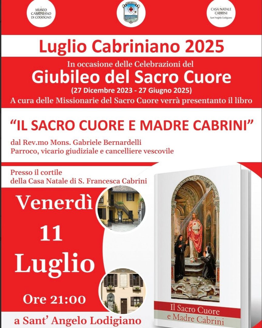 Presentación del libro Il Sacro Cuore e la Madre Cabrini