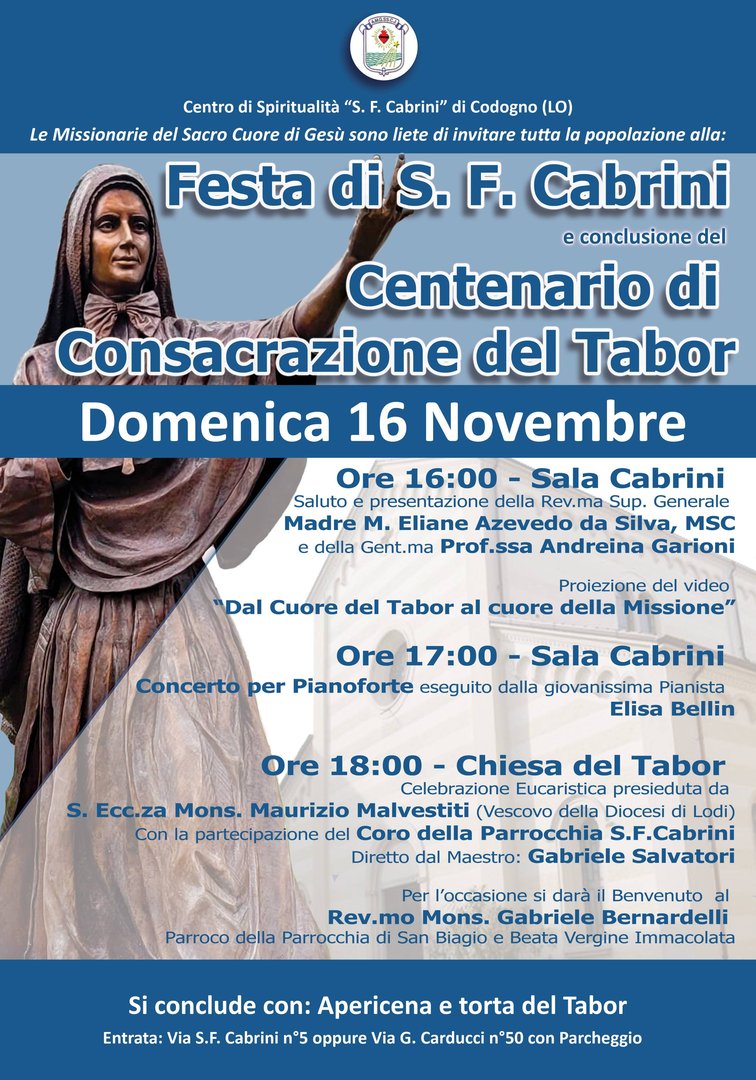 Celebrazione di chiusura del centenario dalla consacrazione della Chiesa del Tabor
