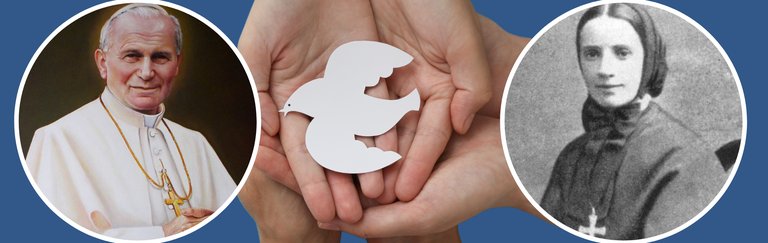 Madre Cabrini proclamata "Donna costruttrice di Pace" da Giovanni Paolo II