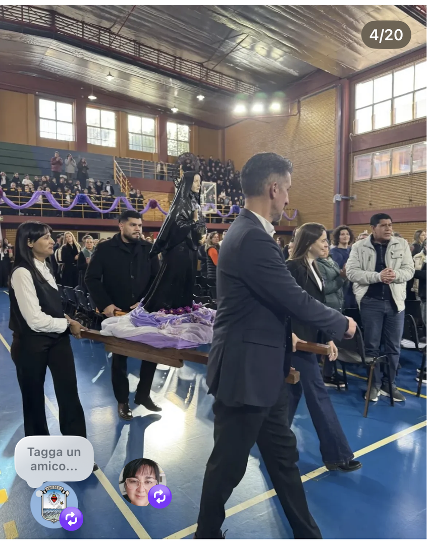 125esimo anniversario all'Istituto Sacro Cuore a  Villa Mercedes, San Luis, Argentina