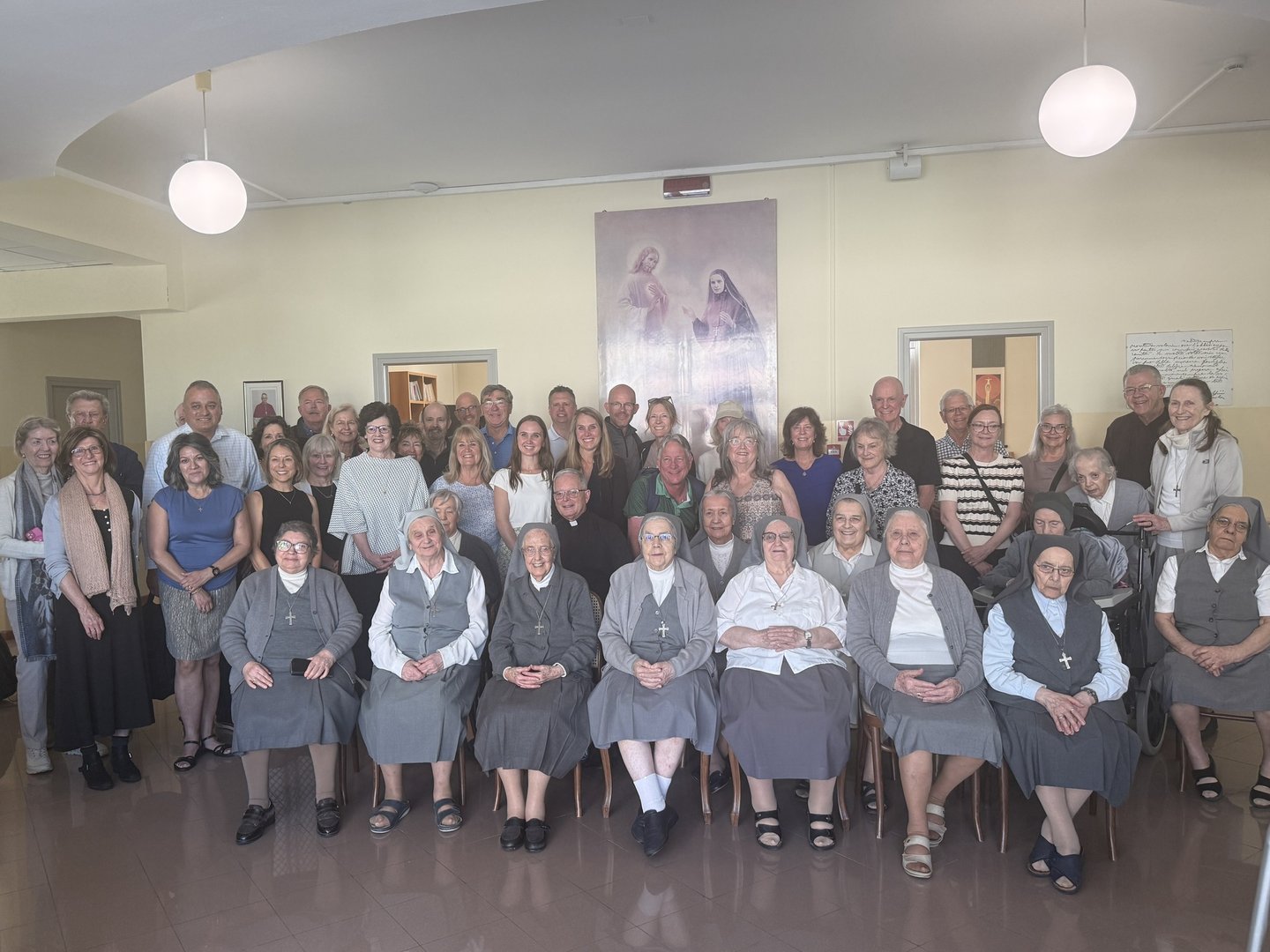 Visita in Curia generalizia e celebrazione Eucarisitca con i pellegrini dal Colorado