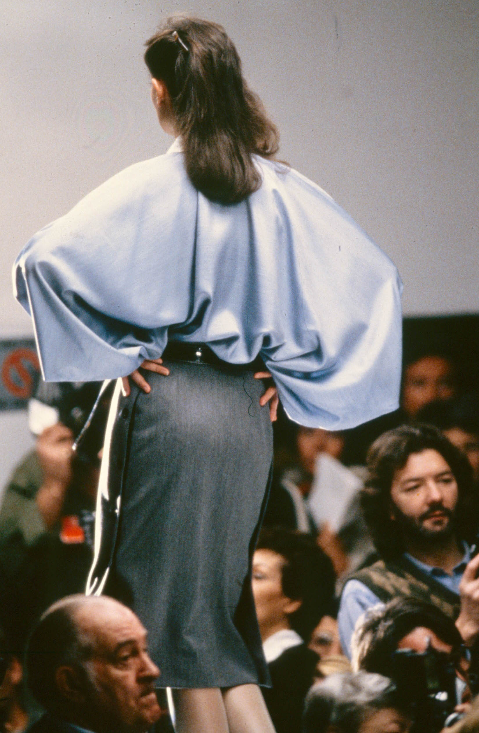 Gianfranco Ferré Prêt-à-porter Donna Autunno/Inverno 1983-84, Look n. 13. Modella Pat Cleveland.