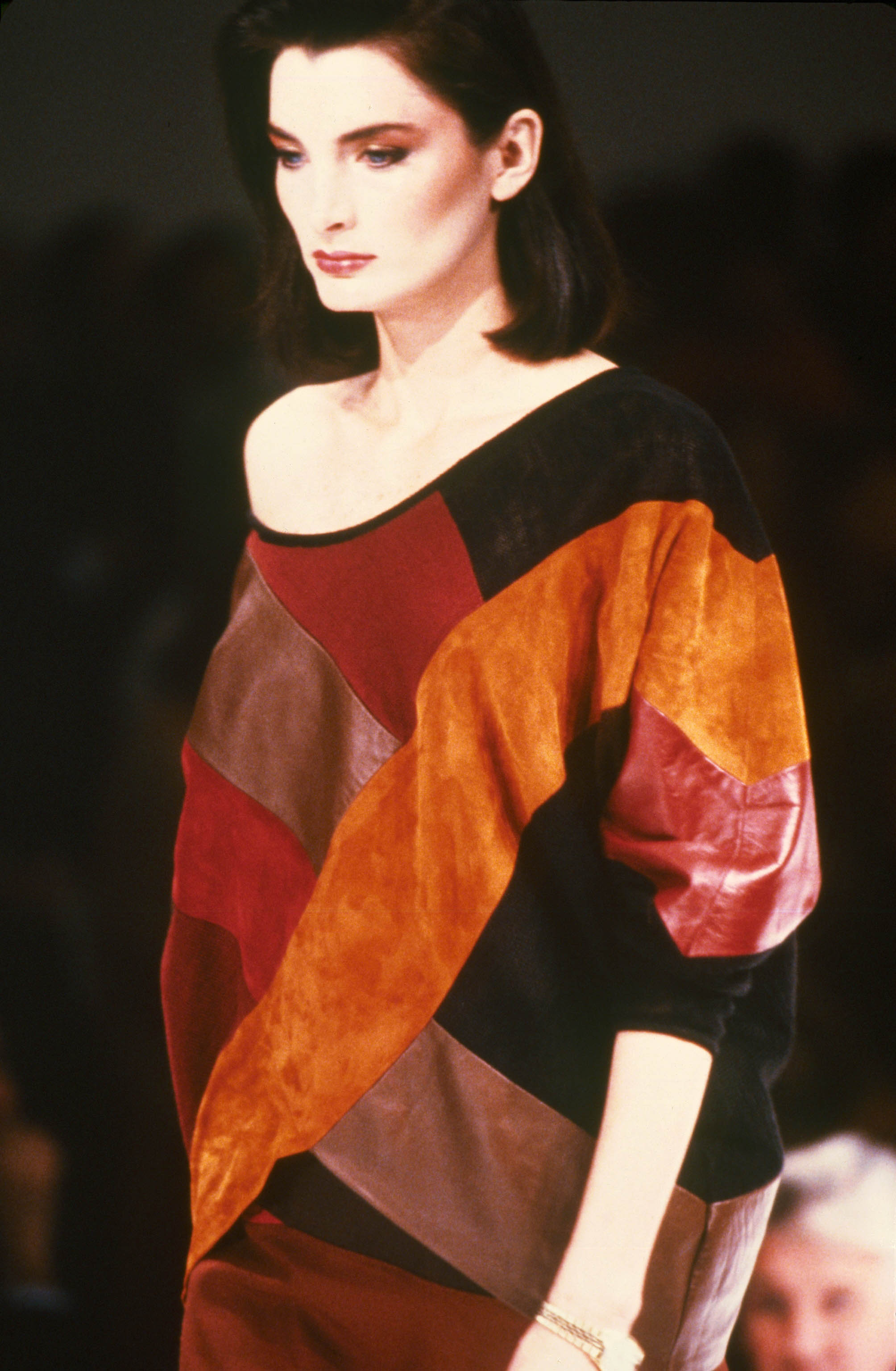 Gianfranco Ferré Prêt-à-porter Donna Primavera/Estate 1983, Look n. 32. Modella Margaret Donohoe.