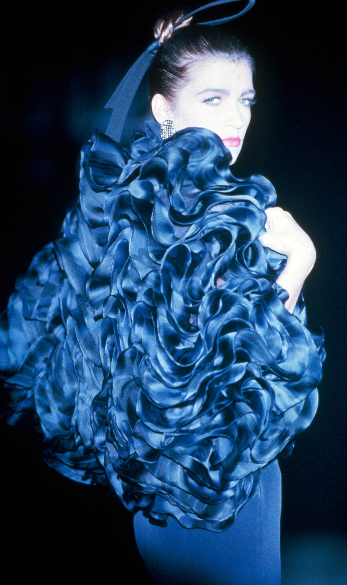 Gianfranco Ferré Alta Moda Primavera/Estate 1987, Look n. 48, modella Claire Atkinson.