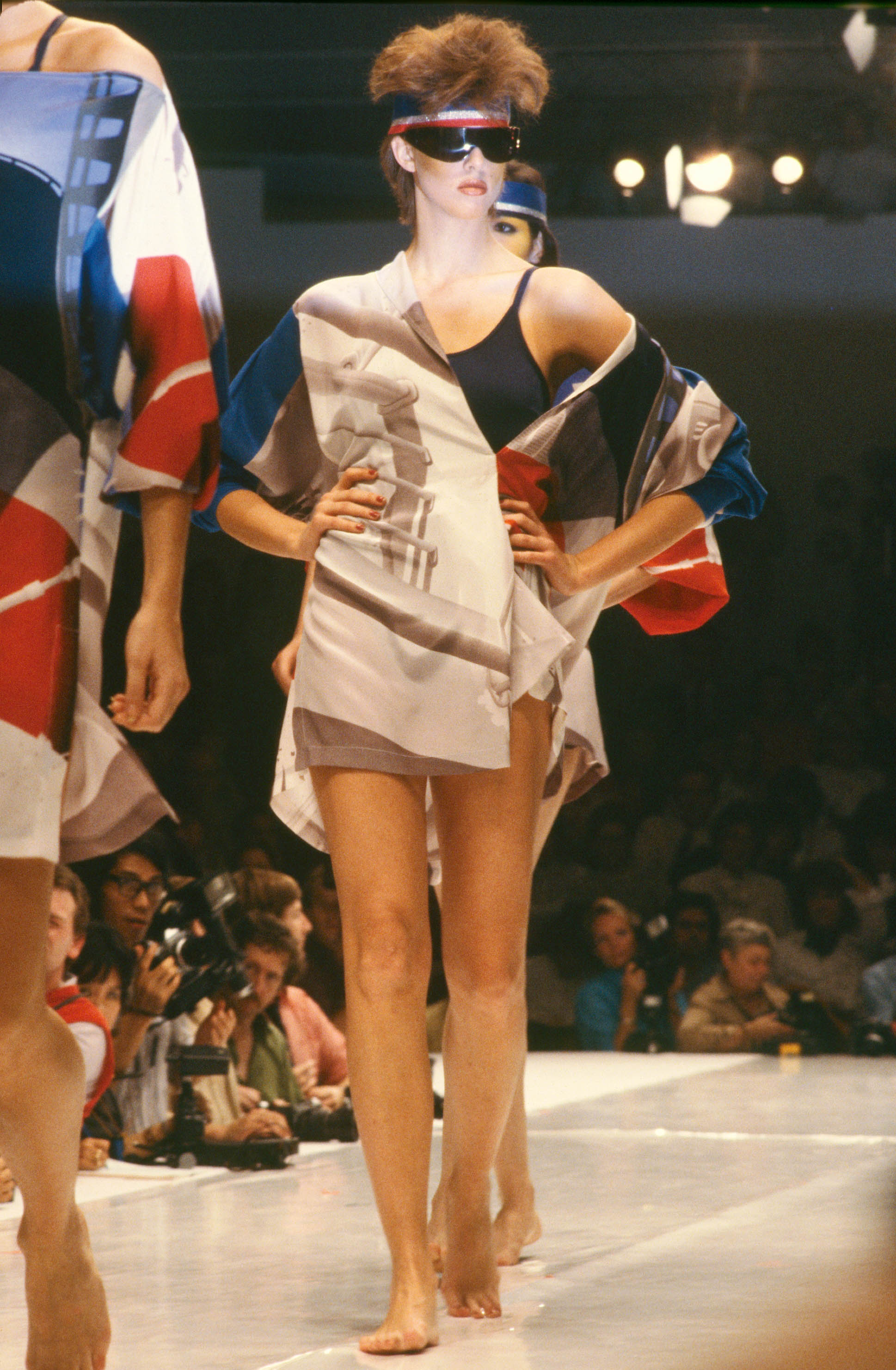 Gianfranco Ferré Prêt-à-porter Donna Primavera/Estate 1982, Look n. 66. Modella Patty Owen.