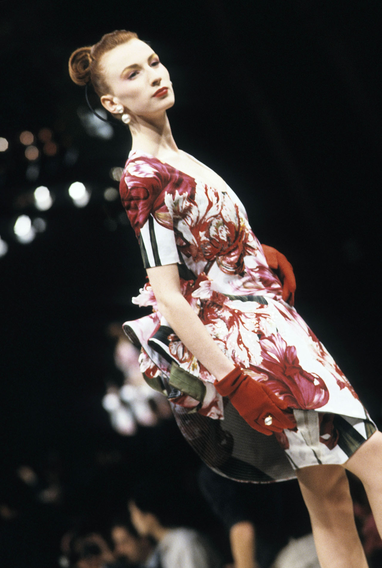 Gianfranco Ferré Alta Moda Primavera/Estate 1988, Look n. 69, modella Martine Pilon.