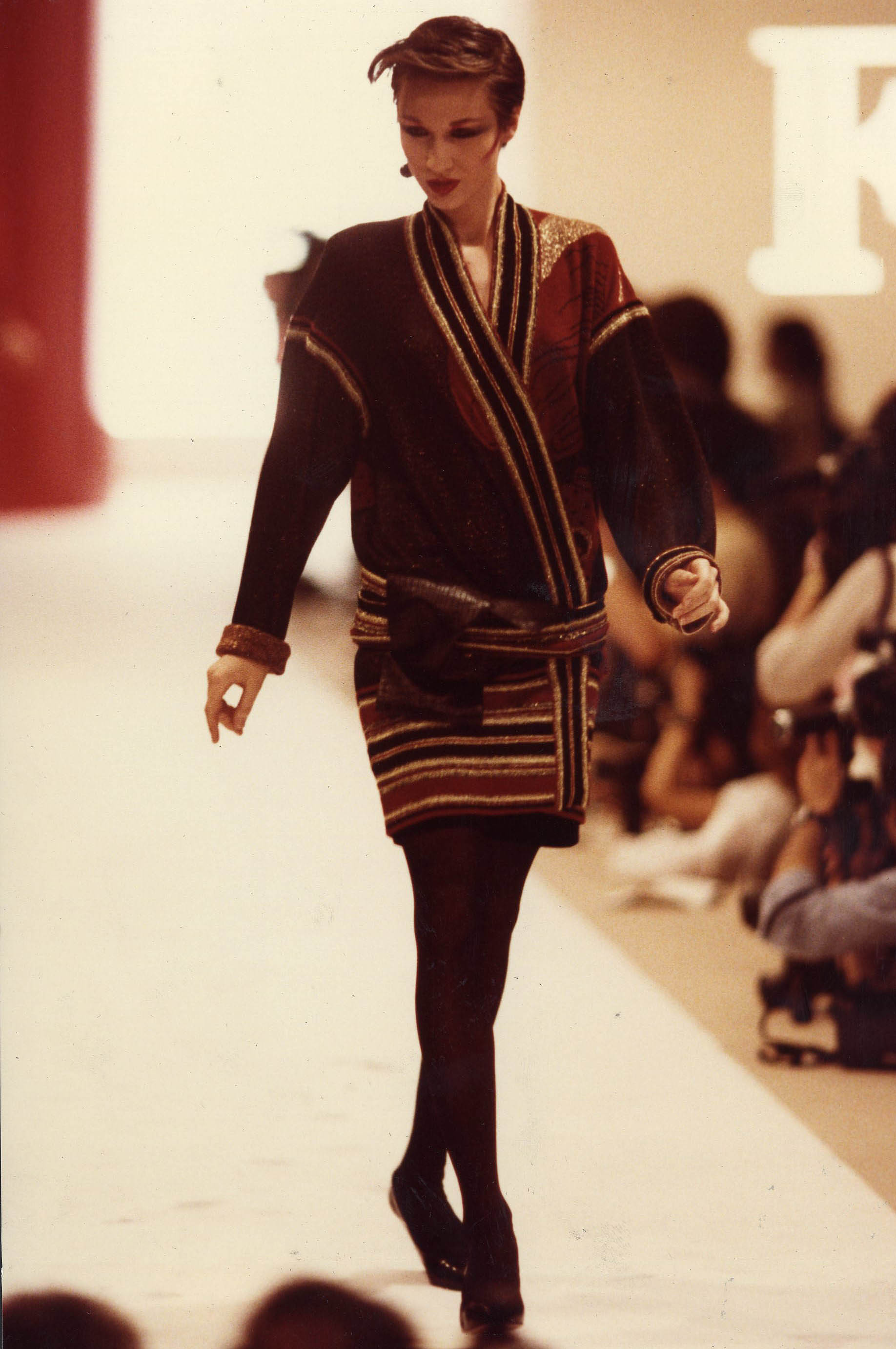 Gianfranco Ferré Prêt-à-porter Donna Autunno/Inverno 1981-82, Look n. 83.