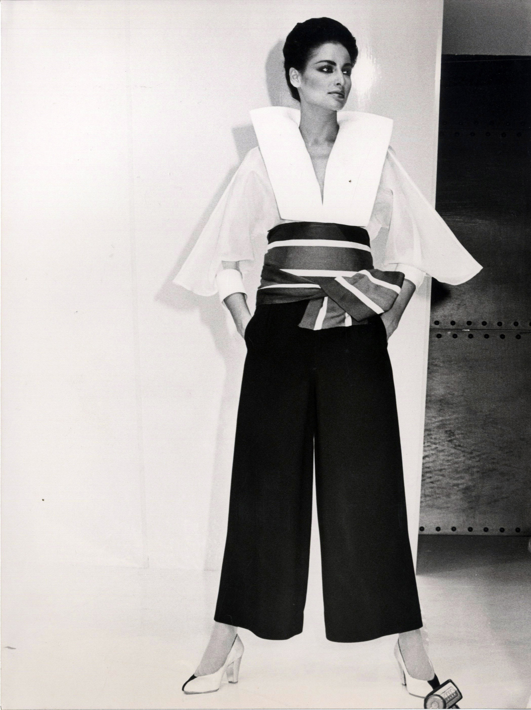 Gianfranco Ferré Prêt-à-porter Donna Primavera/Estate 1982, Look n. 85.