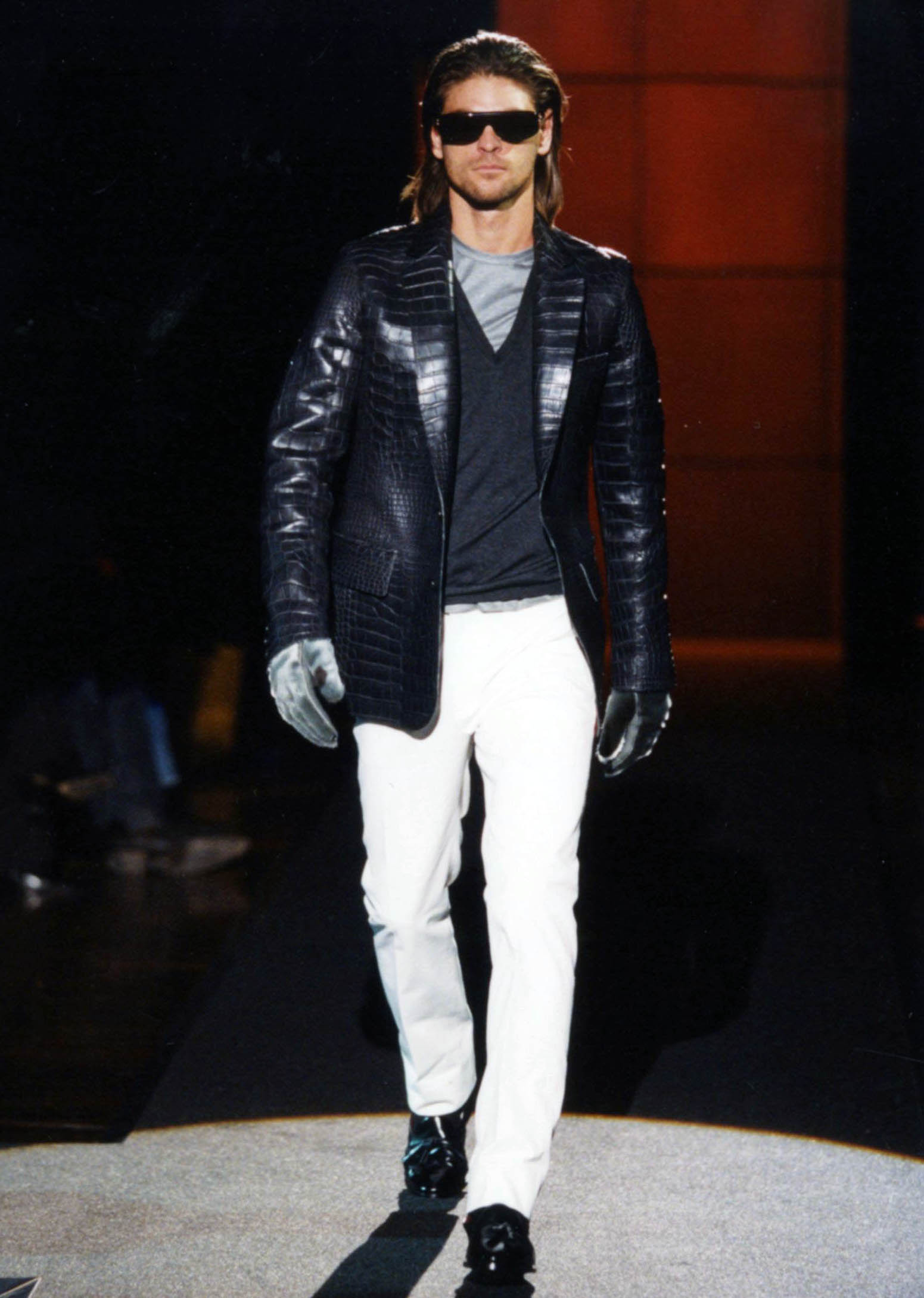 Gianfranco Ferré Prêt-à-porter Uomo Autunno/Inverno 2005-06, Look n. 14.