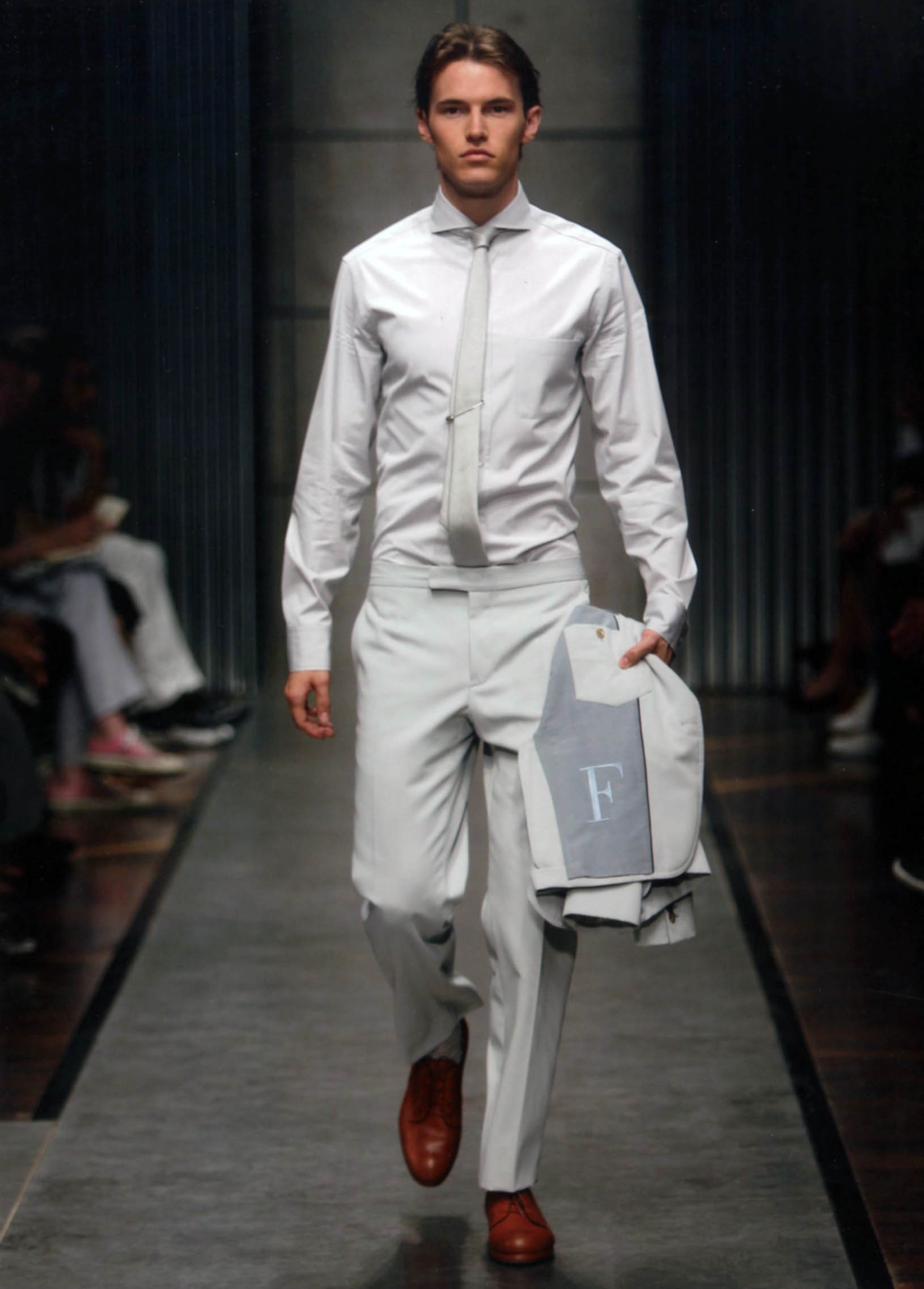 Gianfranco Ferré Prêt-à-porter Uomo Primavera/Estate 2007, Look n. 18.