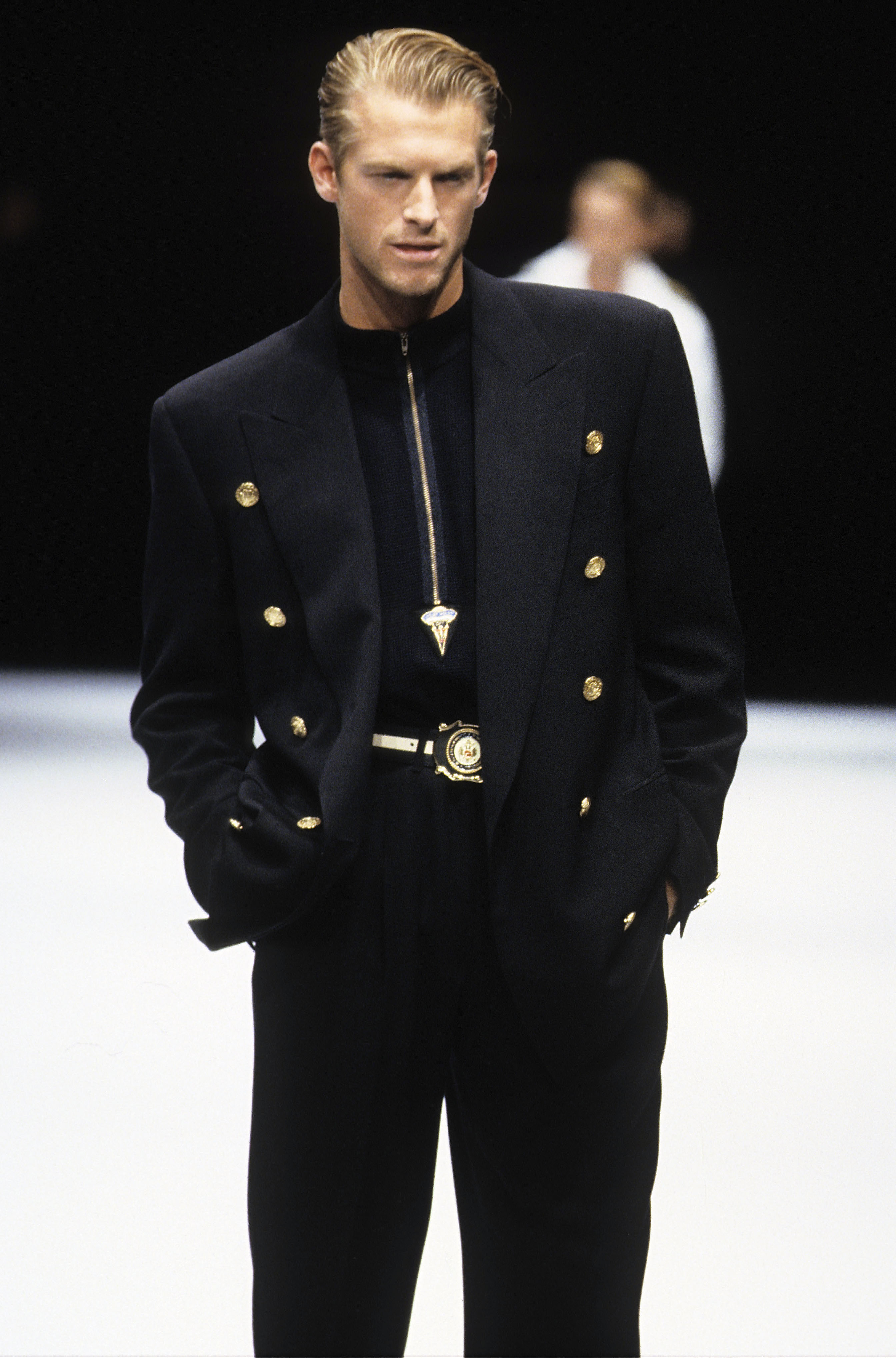 Gianfranco Ferré Prêt-à-porter Uomo Primavera/Estate 1993, Look n. 38.