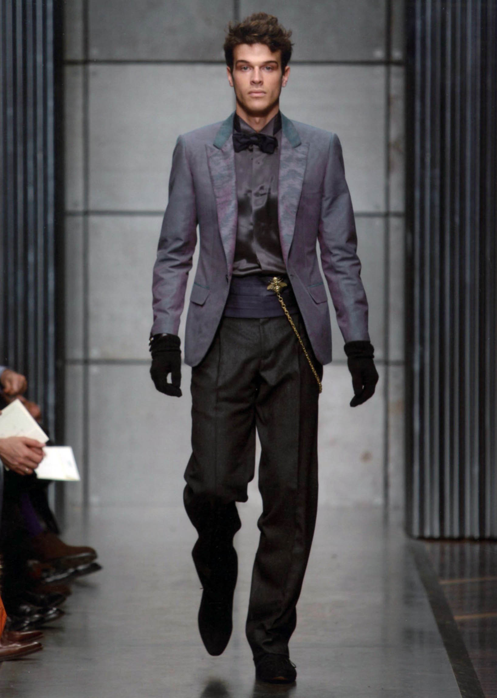Gianfranco Ferré Prêt-à-porter Uomo Autunno/Inverno 2007-08, Look n. 49.