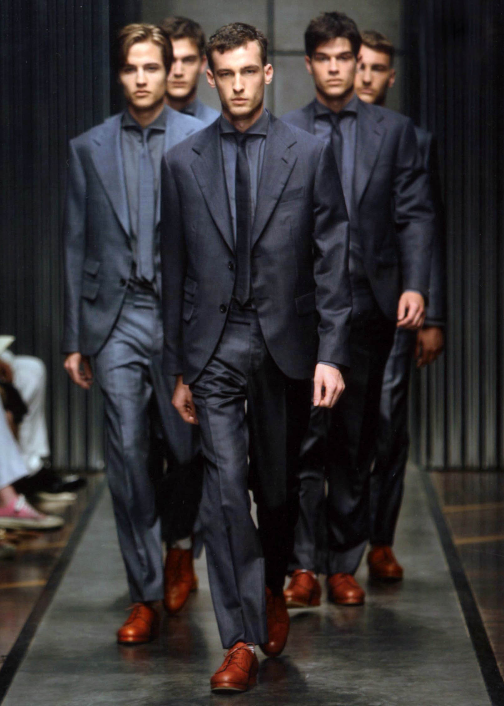 Gianfranco Ferré Prêt-à-porter Uomo Primavera/Estate 2007, Look n. 4, 5 e 6.
