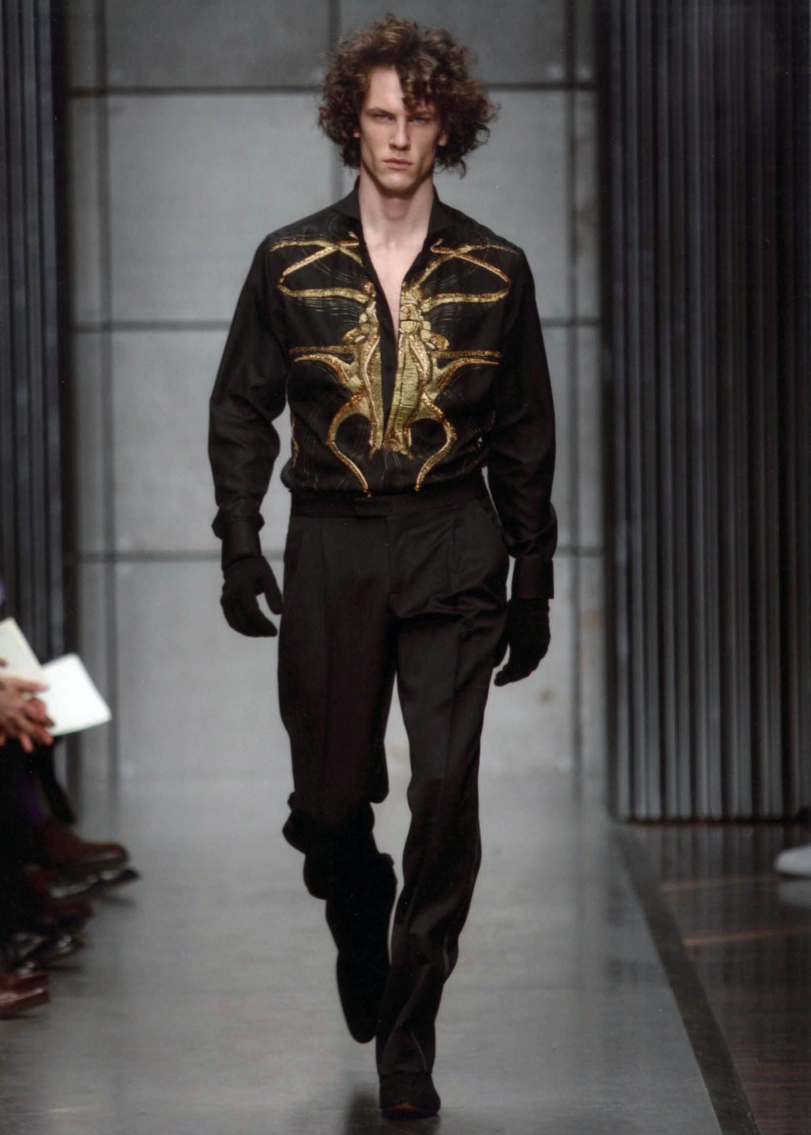 Gianfranco Ferré Prêt-à-porter Uomo Autunno/Inverno 2007-08, Look n. 51.