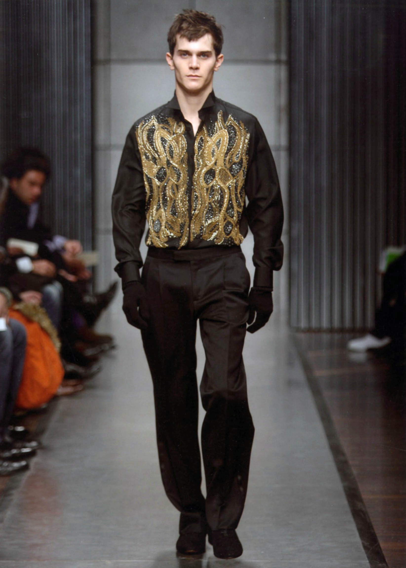 Gianfranco Ferré Prêt-à-porter Uomo Autunno/Inverno 2007-08, Look n. 53.