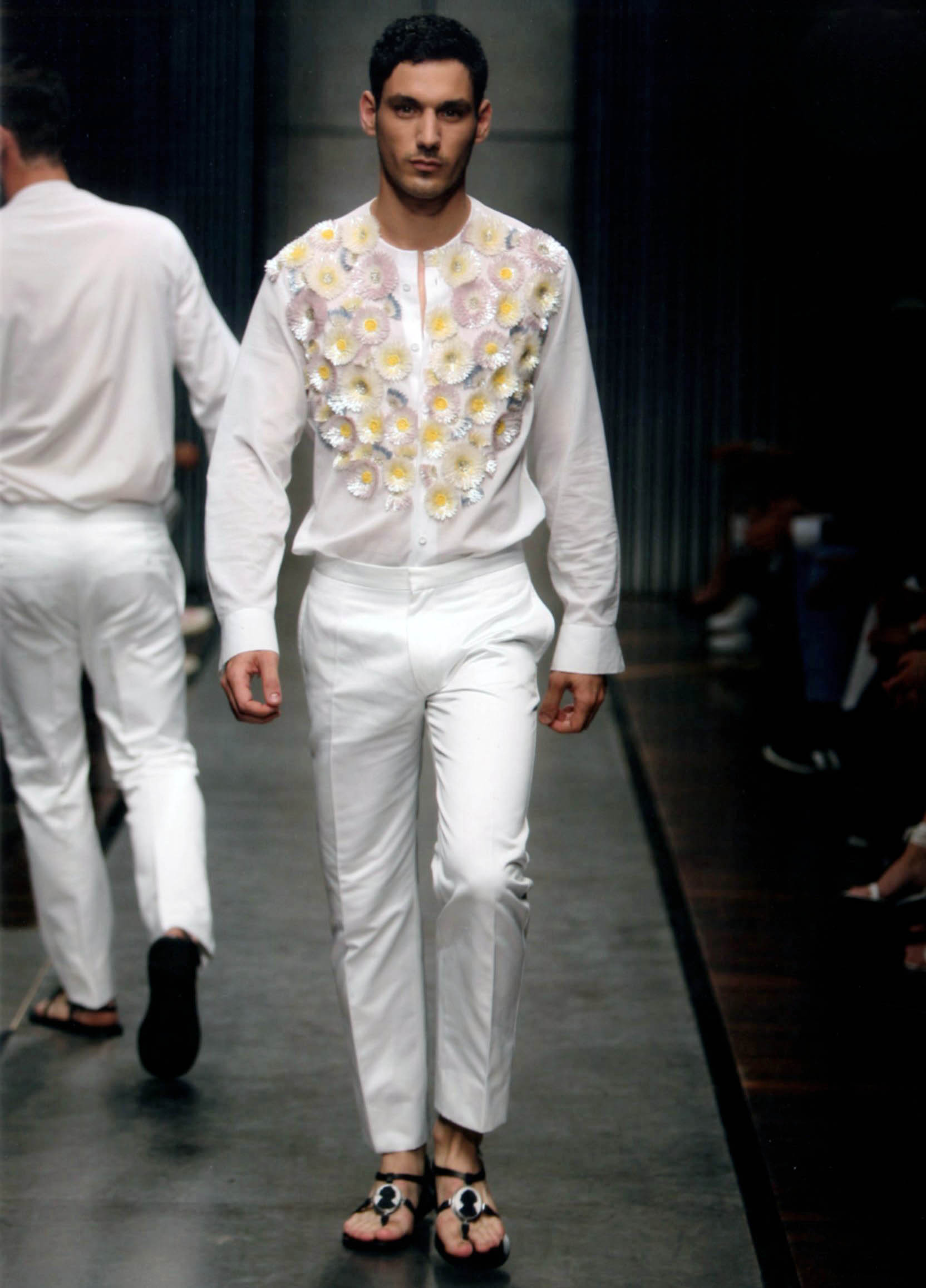 Gianfranco Ferré Prêt-à-porter Uomo Primavera/Estate 2007, Look n. 55.