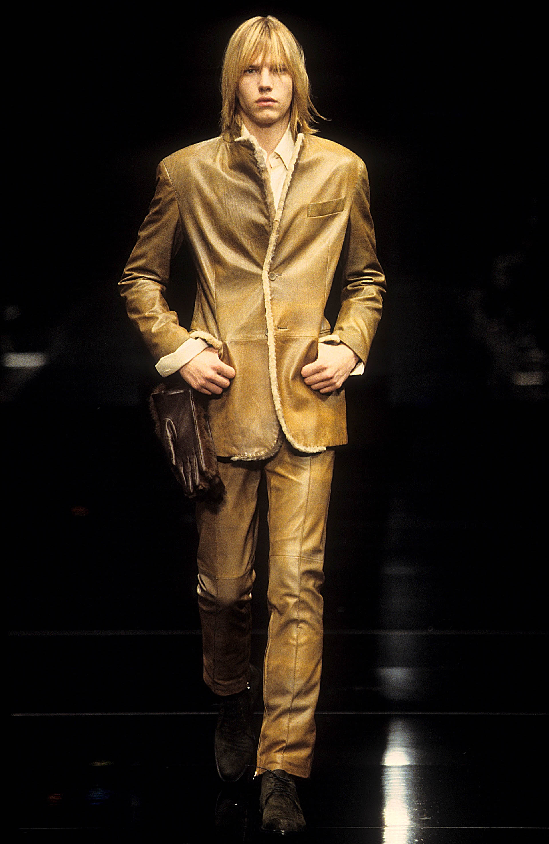 Gianfranco Ferré Prêt-à-porter Uomo Autunno/Inverno 2002-03, Look n. 61.