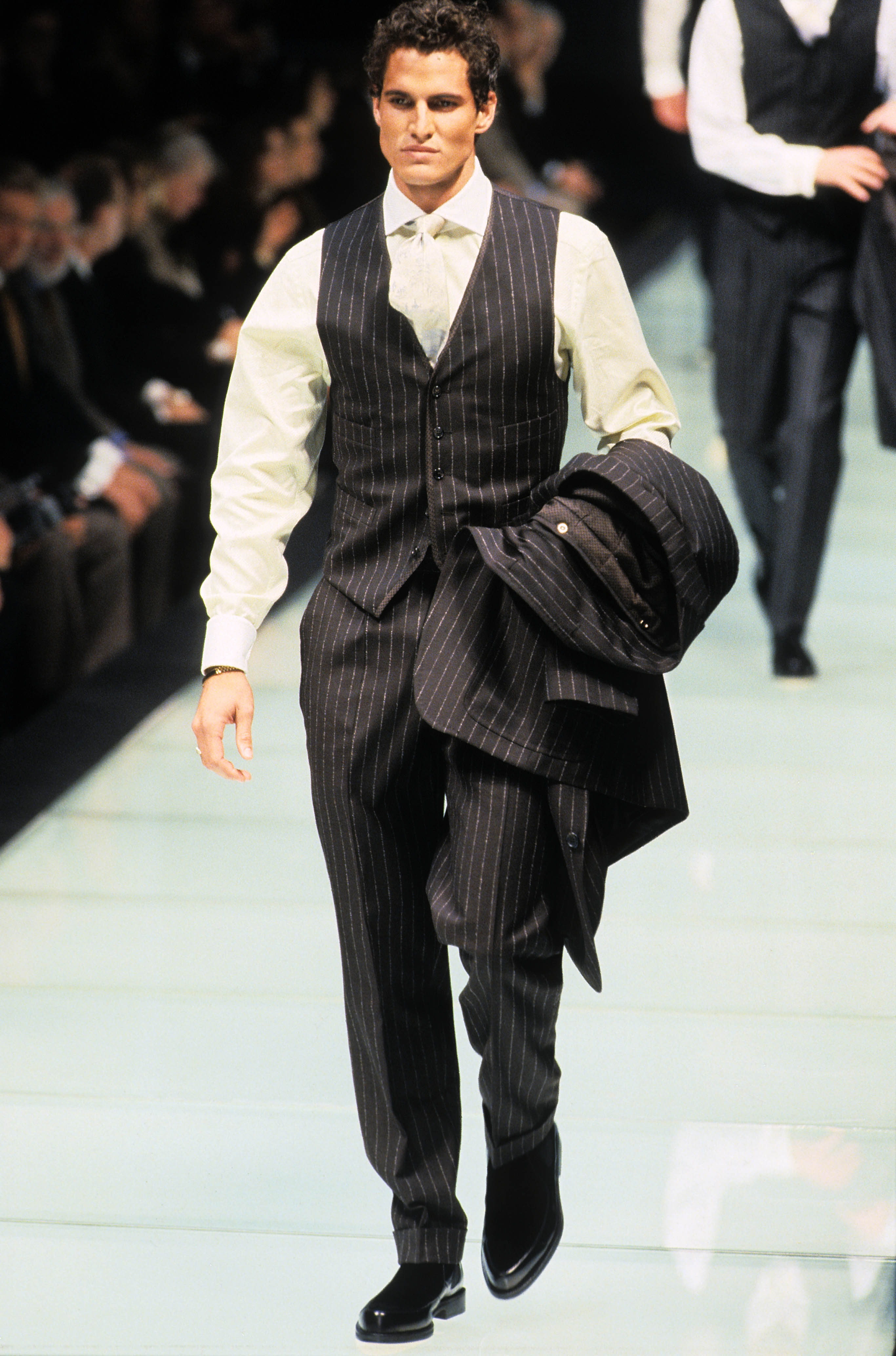 Gianfranco Ferré Prêt-à-porter Uomo Autunno/Inverno 1997-98, Look n. 96.