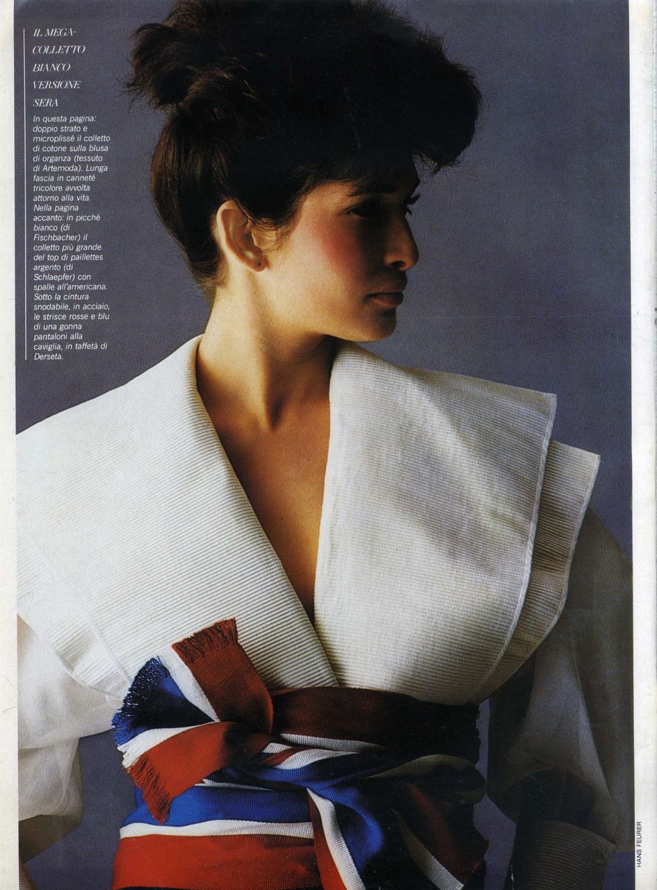 Vogue Italia, Gennaio 1982, ph. Hans Feurer