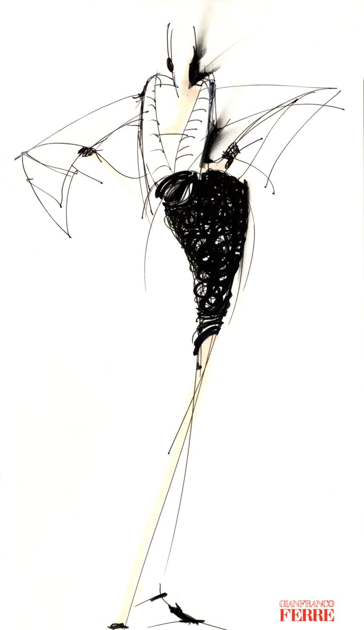 Disegno uscita sfilata