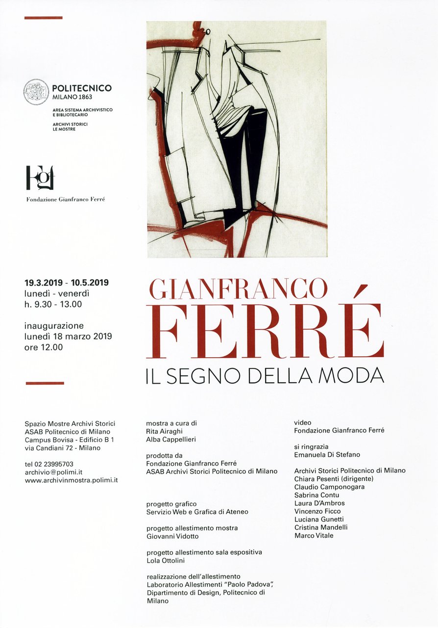 Gianfranco Ferré.<br>Il segno della moda