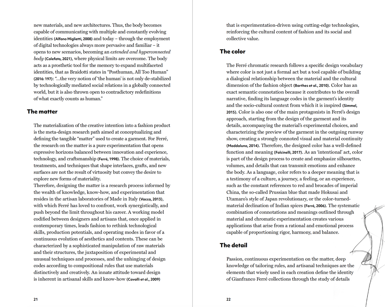 Doppia pagina con testi esplicativi sui Design Principles.