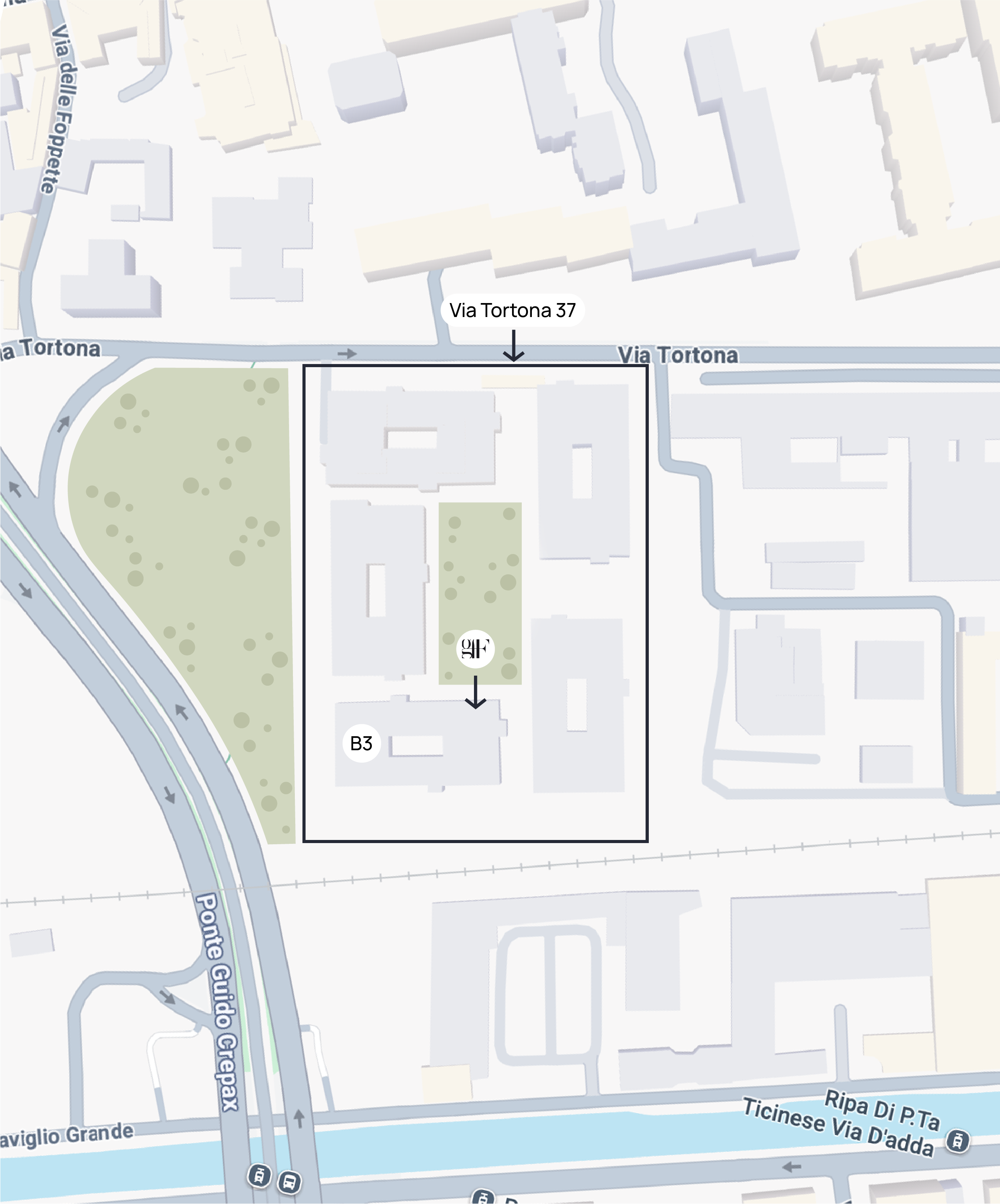 mappa centro di ricerca