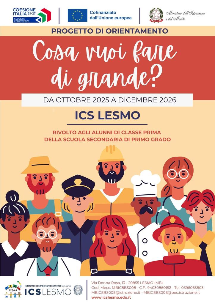 "Cosa vuoi fare di grande?"