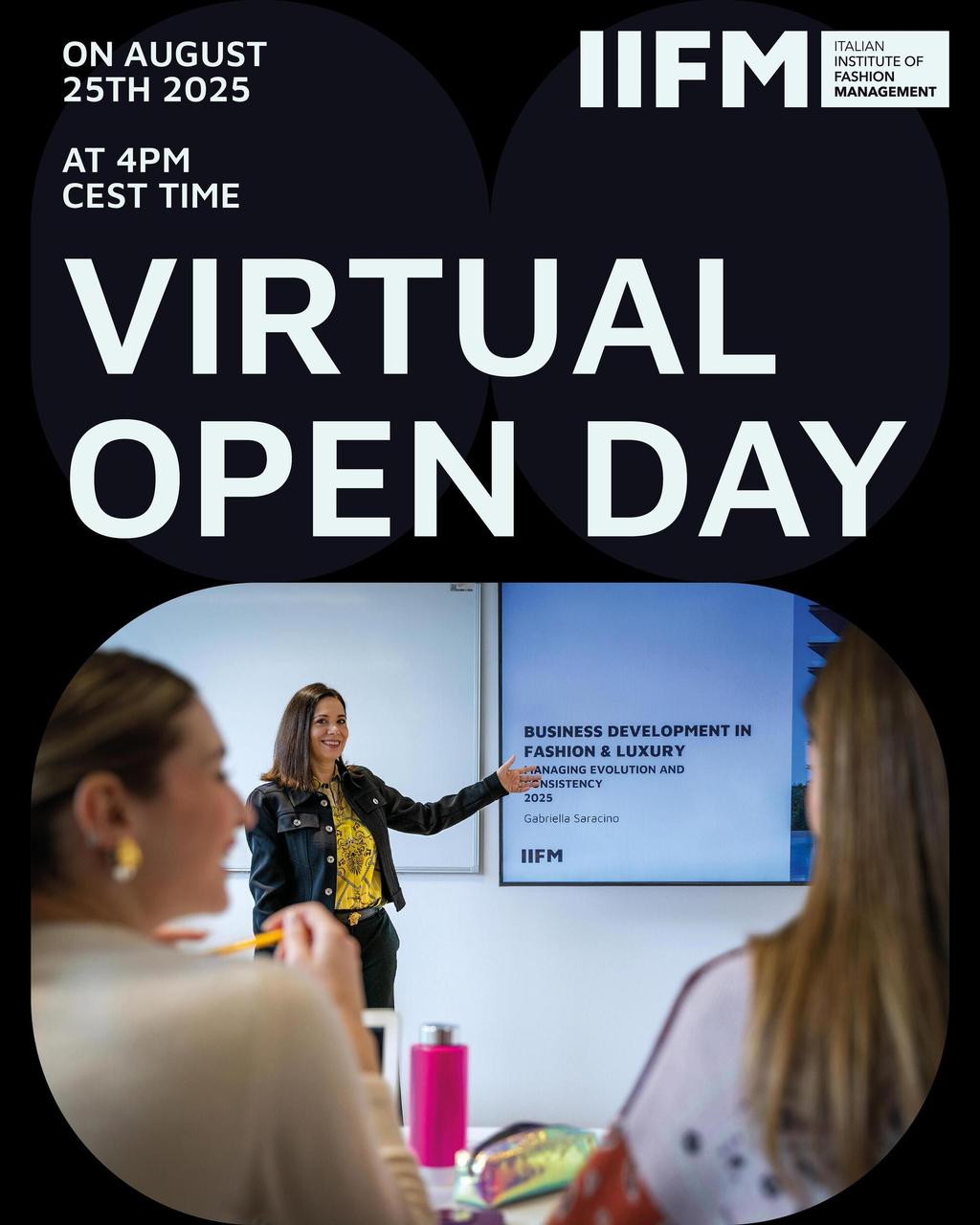 Save the Date: Virtual Open Day – 25 Agosto 2025