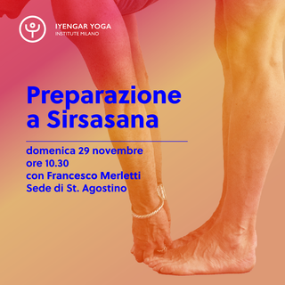 Preparazione a Sirsasana
