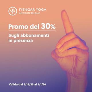 Promo 30% sui corsi in presenza