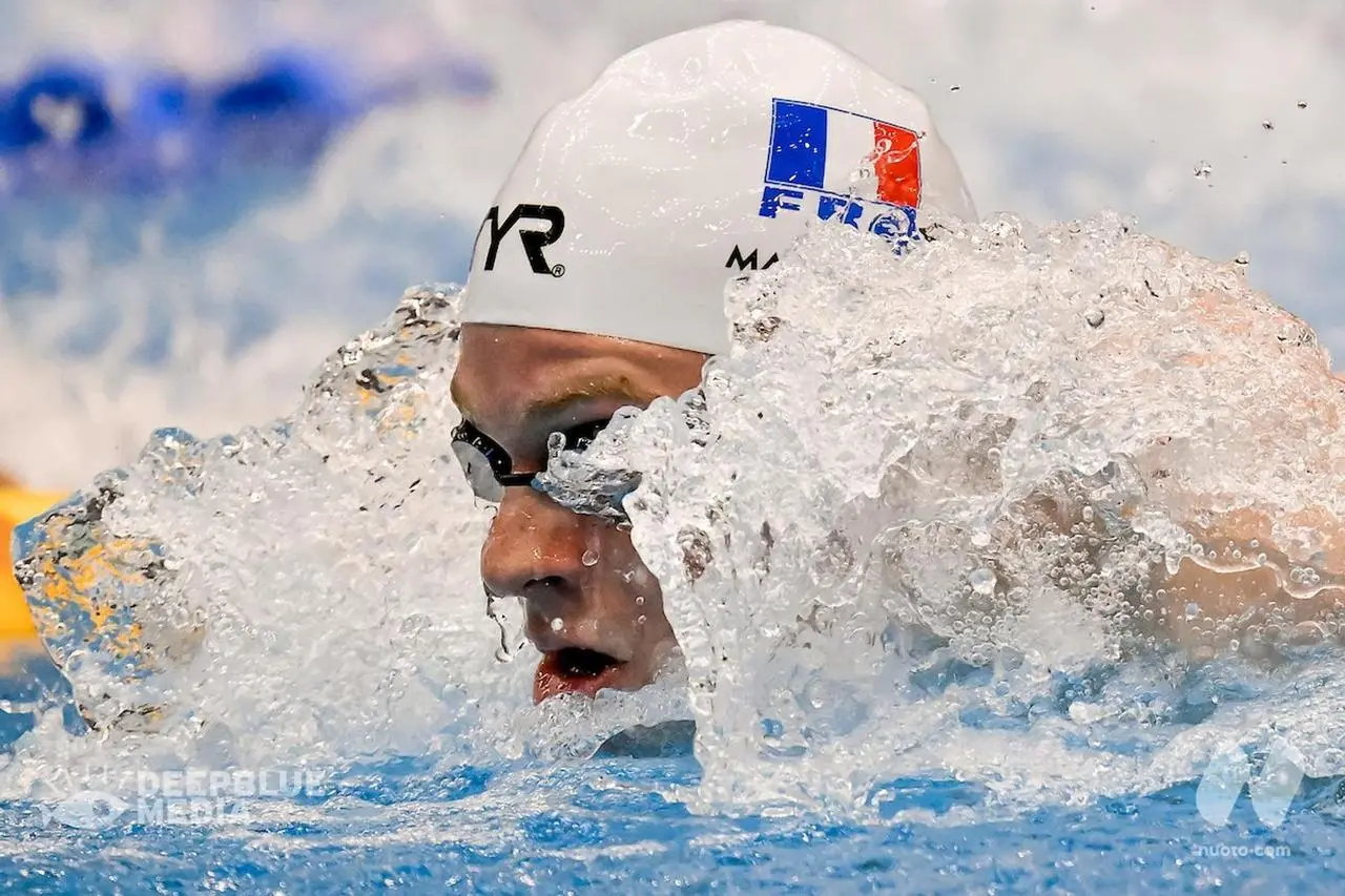 USA. TYR Pro Swim Series. D2. Leon Marchand: 200 farfalla (1.54.97 ...