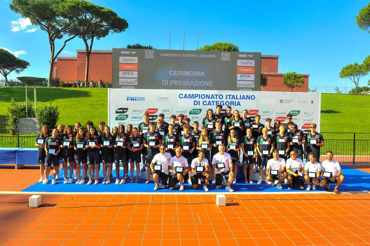 Premiati gli azzurri dei XLIX Campionati Europei Giovanili di Belgrado.