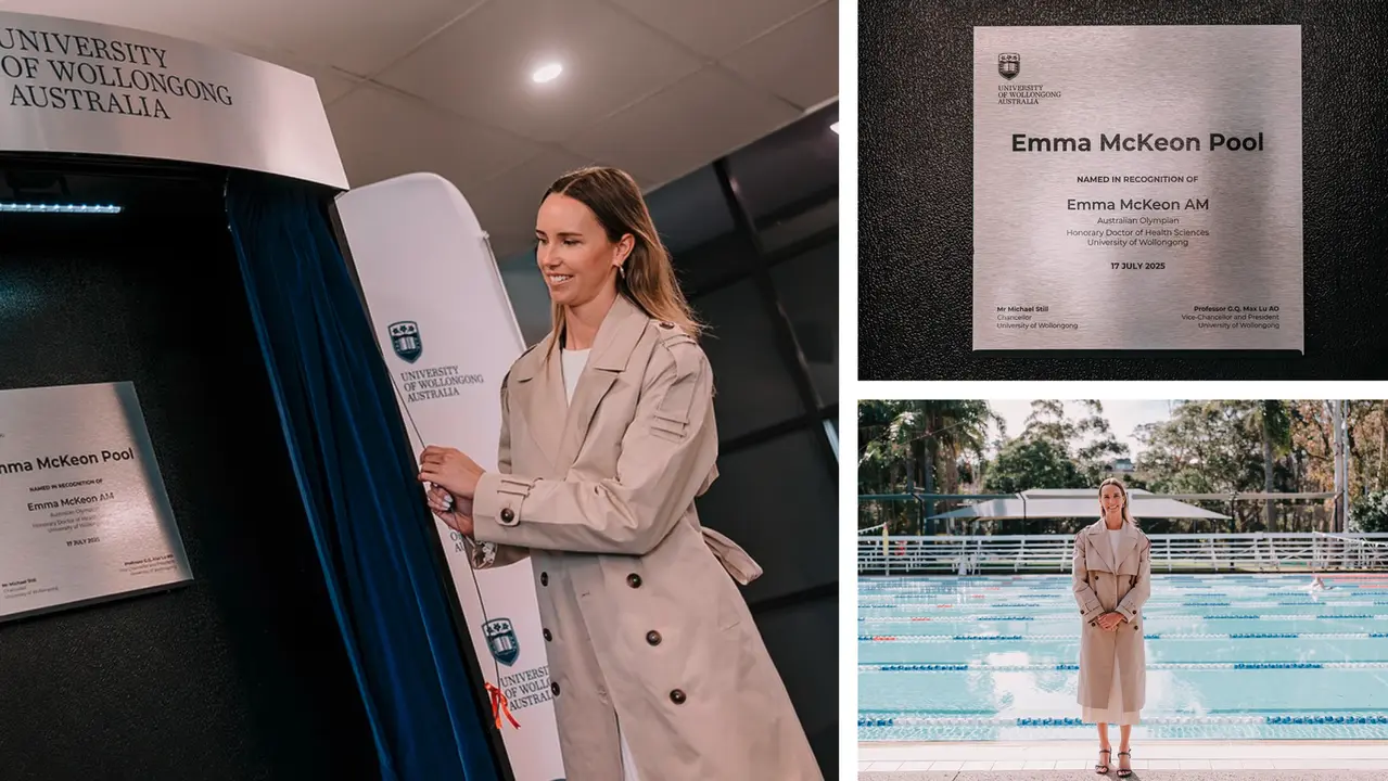 University of Wollongong Pool Honours Australian Champion Emma McKeon