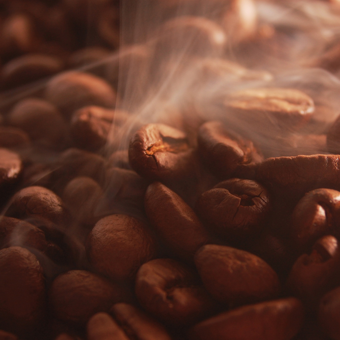 caffè fumante