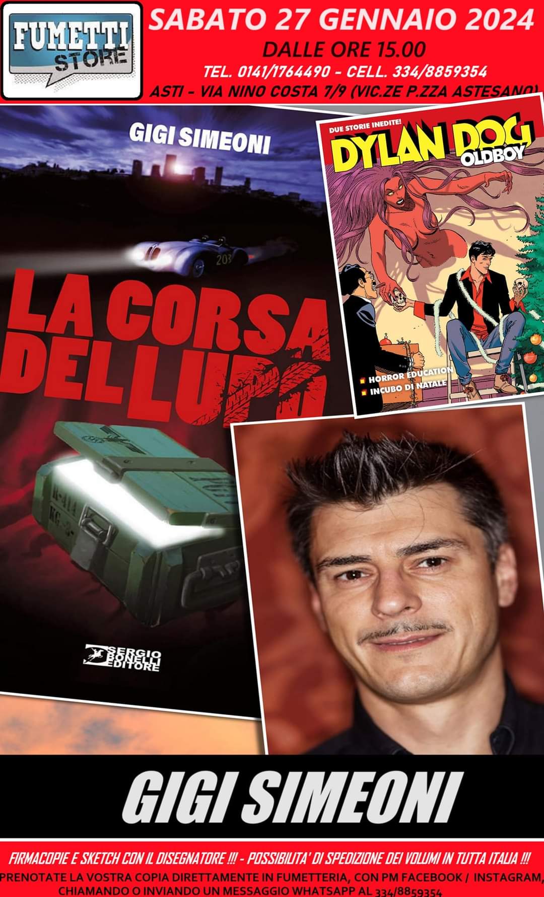 27 Gennaio 24 Incontro Fumetti Store di Asti