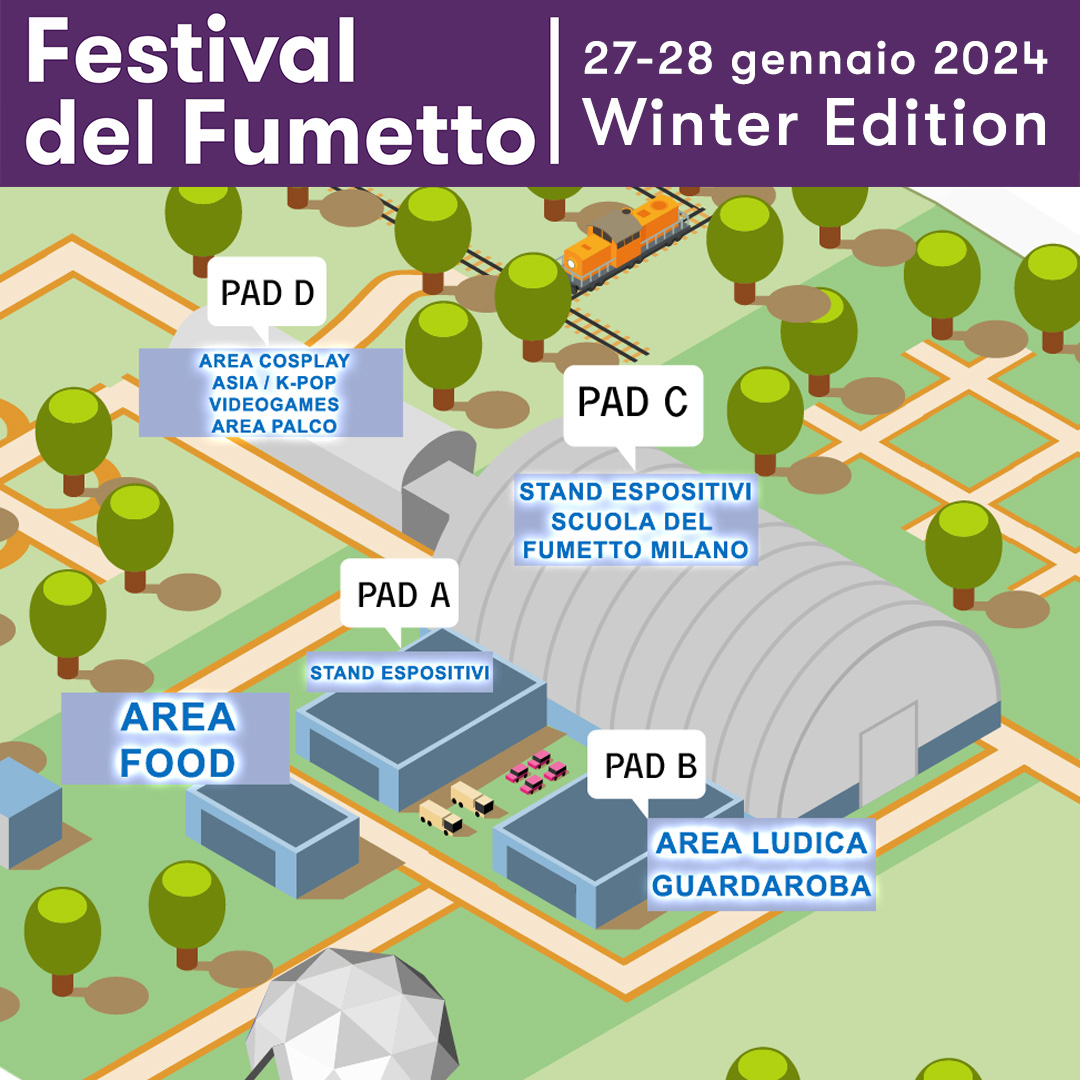 27/28 Gennaio 2024 Festival del fumetto Novegro Novegro