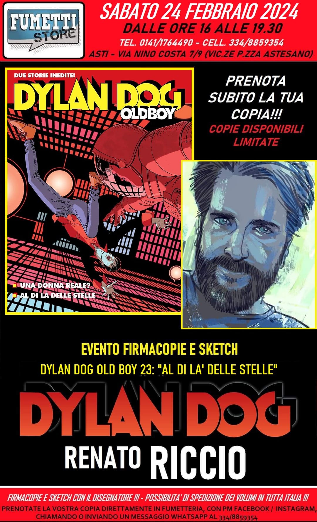 24 Febbraio 2024 Firmacopie Fumetti Store di Asti
