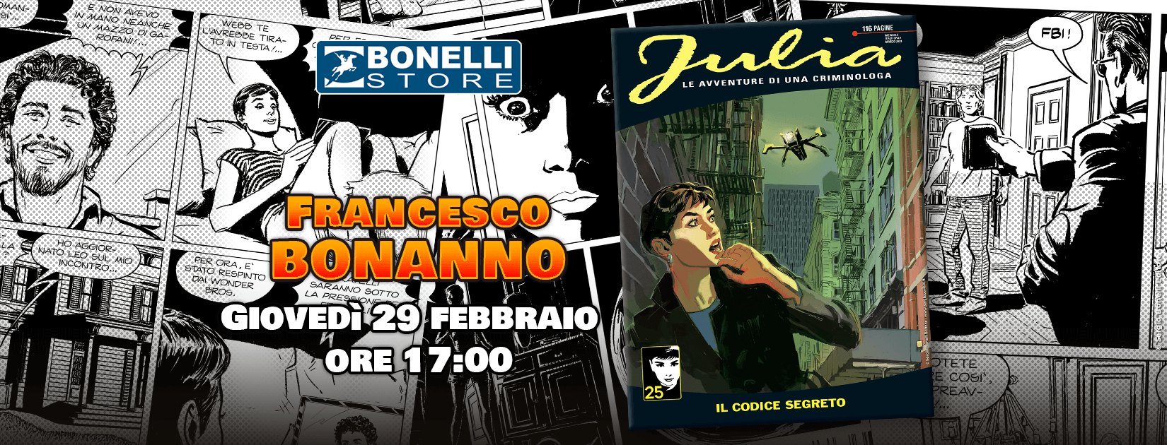 29 Febbraio 2024 Firmacopie Bonelli Store
