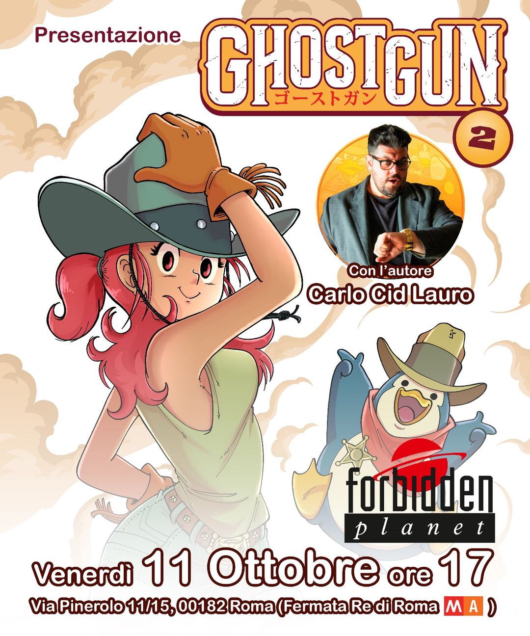 11/1072024 Firmacopie - Carlo Cid Lauro Forbidden Planet Roma