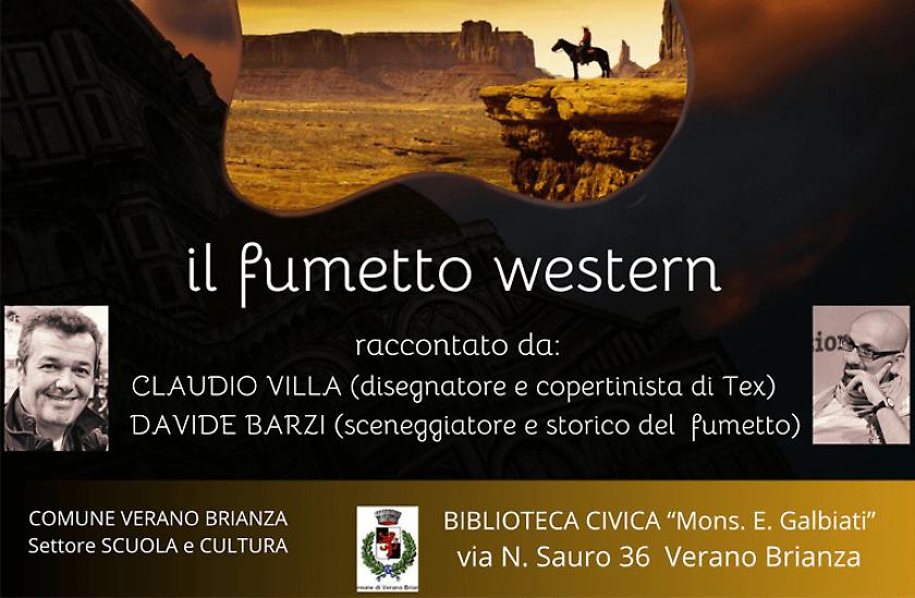 20 Aprile 2024 Cavalcando nel fumetto western Verano Brianza