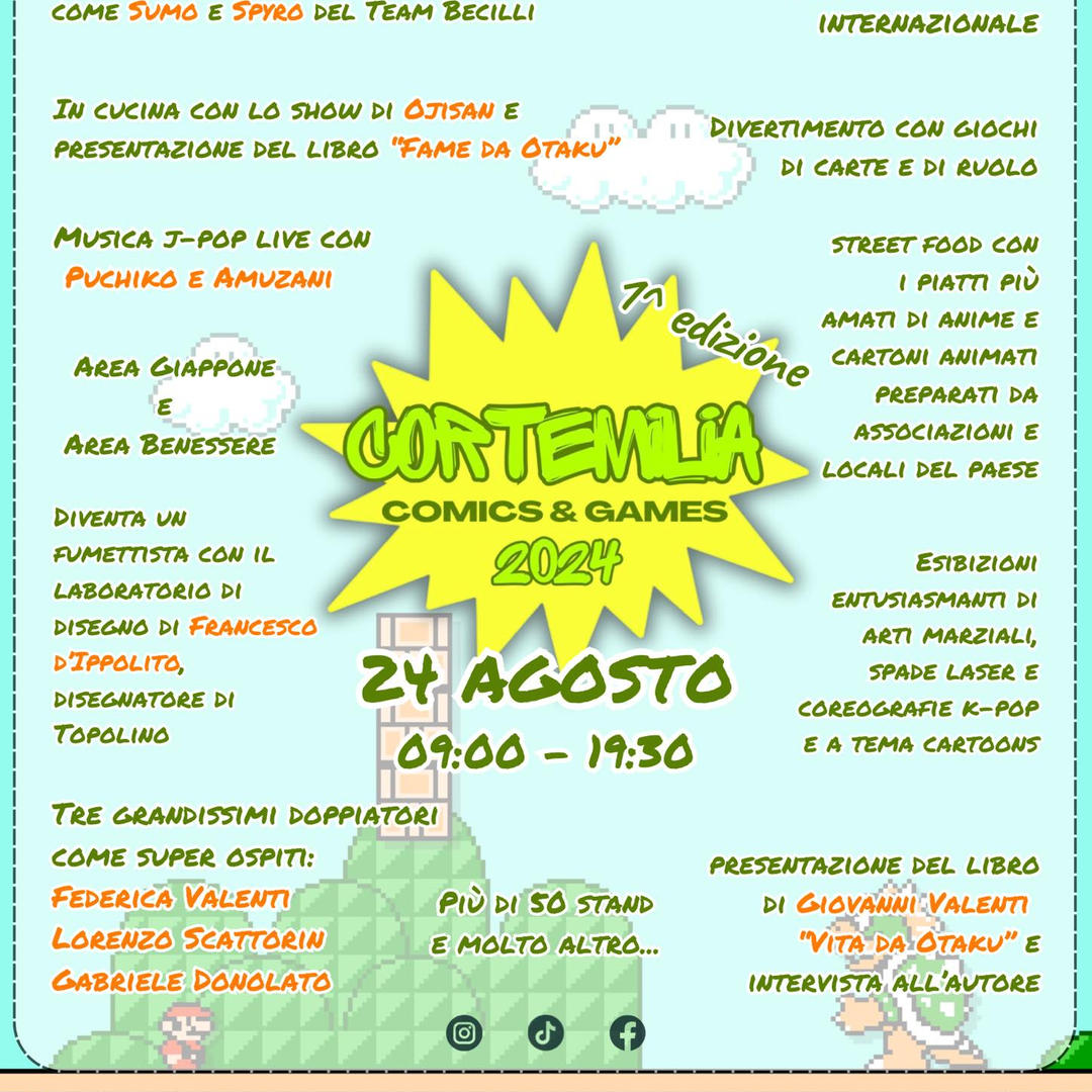 24 Agosto 2024 Cortemilia Comics and Games Cortemilia (CN)