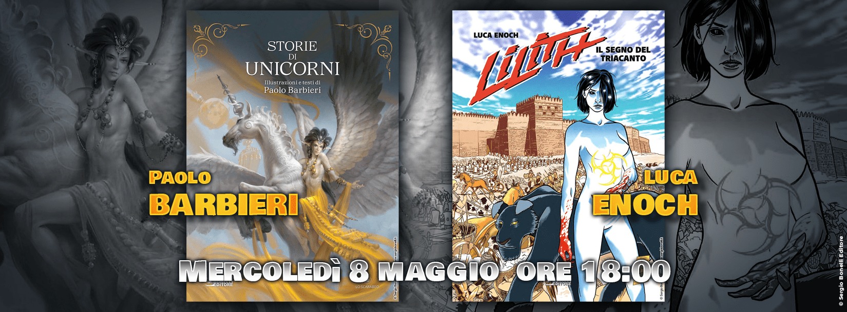 8 Maggio 2024 Frimacopie con Paolo Barbieri e Luca Enoch Bonelli Store