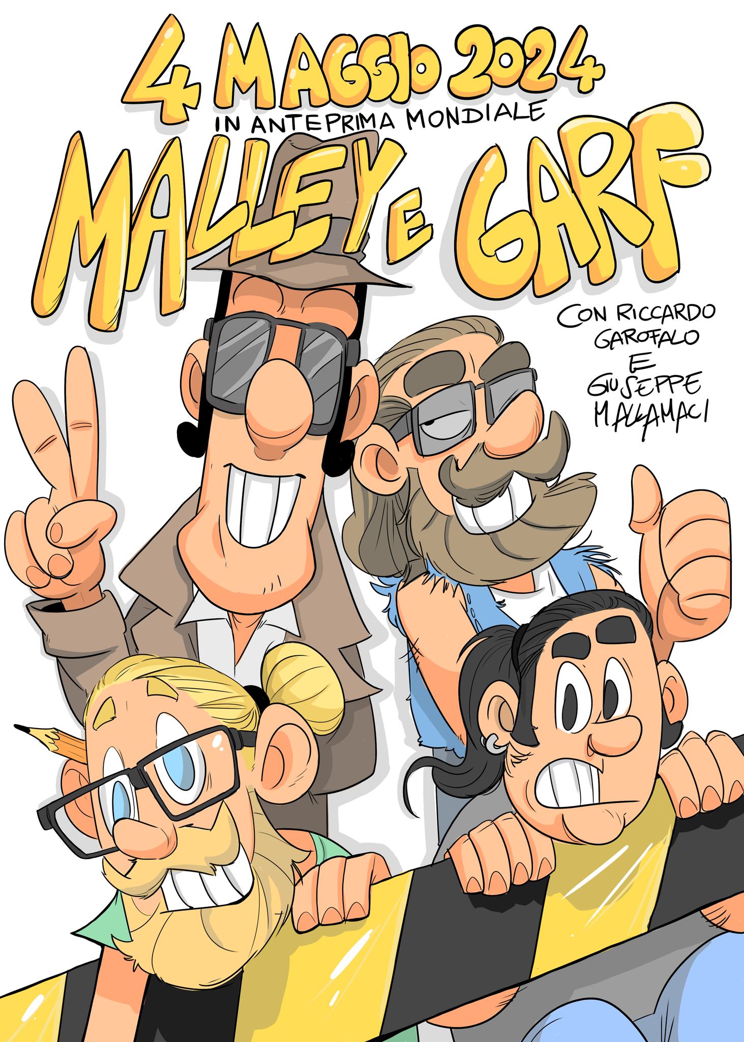 4 Maggio 2024 Presentazione Malley e Garf Comics Addiction