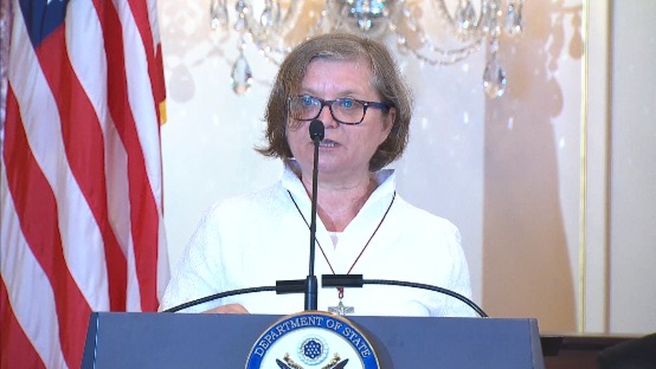 Sr. Gabriella Bottani honoured as a "Trafficking in Person (TIP) Report Hero"