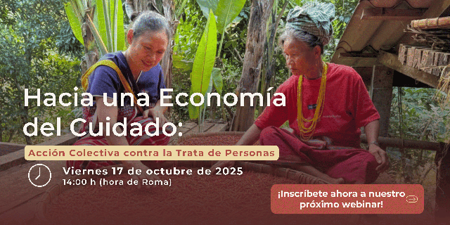 Webinar « Hacia una economía del cuidado: acción colectiva contra la trata de personas »