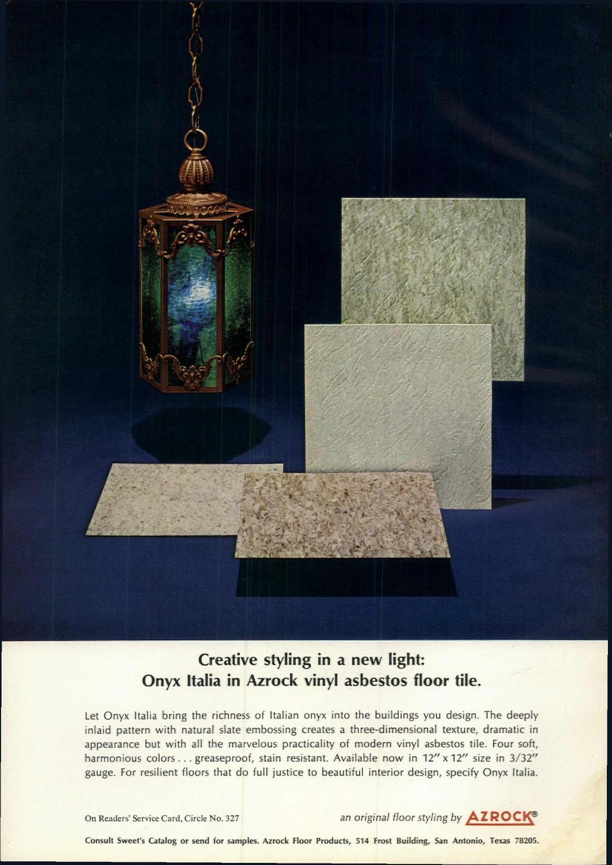 Advertising Azrock on Progressive Architecture